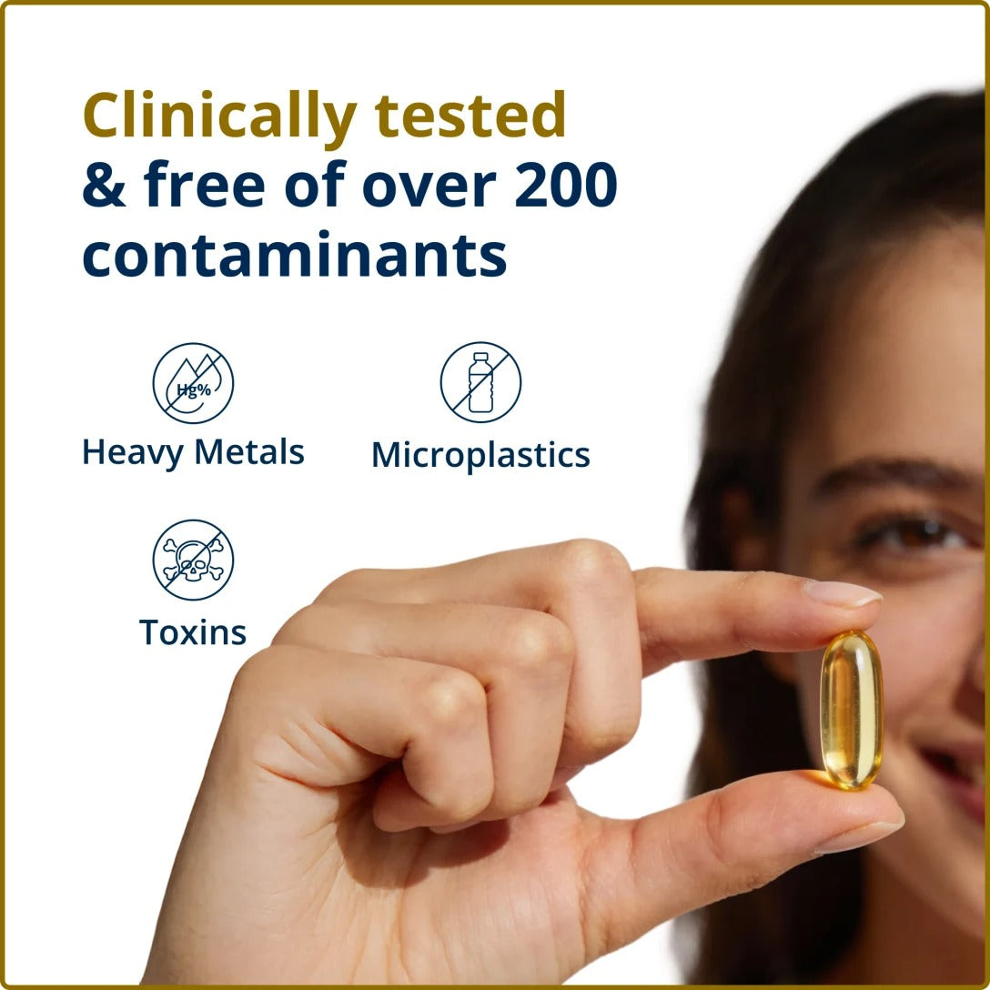 Metagenics OmegaGenics Fish Oil EPA-DHA 720 mg - High Potency Omega-3 Supplement* - Supports Heart, Joint, Brain & Immune Health* - Sustainably Sourced, Purity-Tested Fish Oil