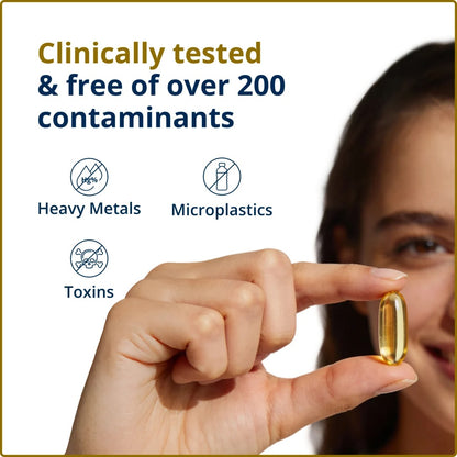Metagenics OmegaGenics Fish Oil EPA-DHA 720 mg - High Potency Omega-3 Supplement* - Supports Heart, Joint, Brain & Immune Health* - Sustainably Sourced, Purity-Tested Fish Oil