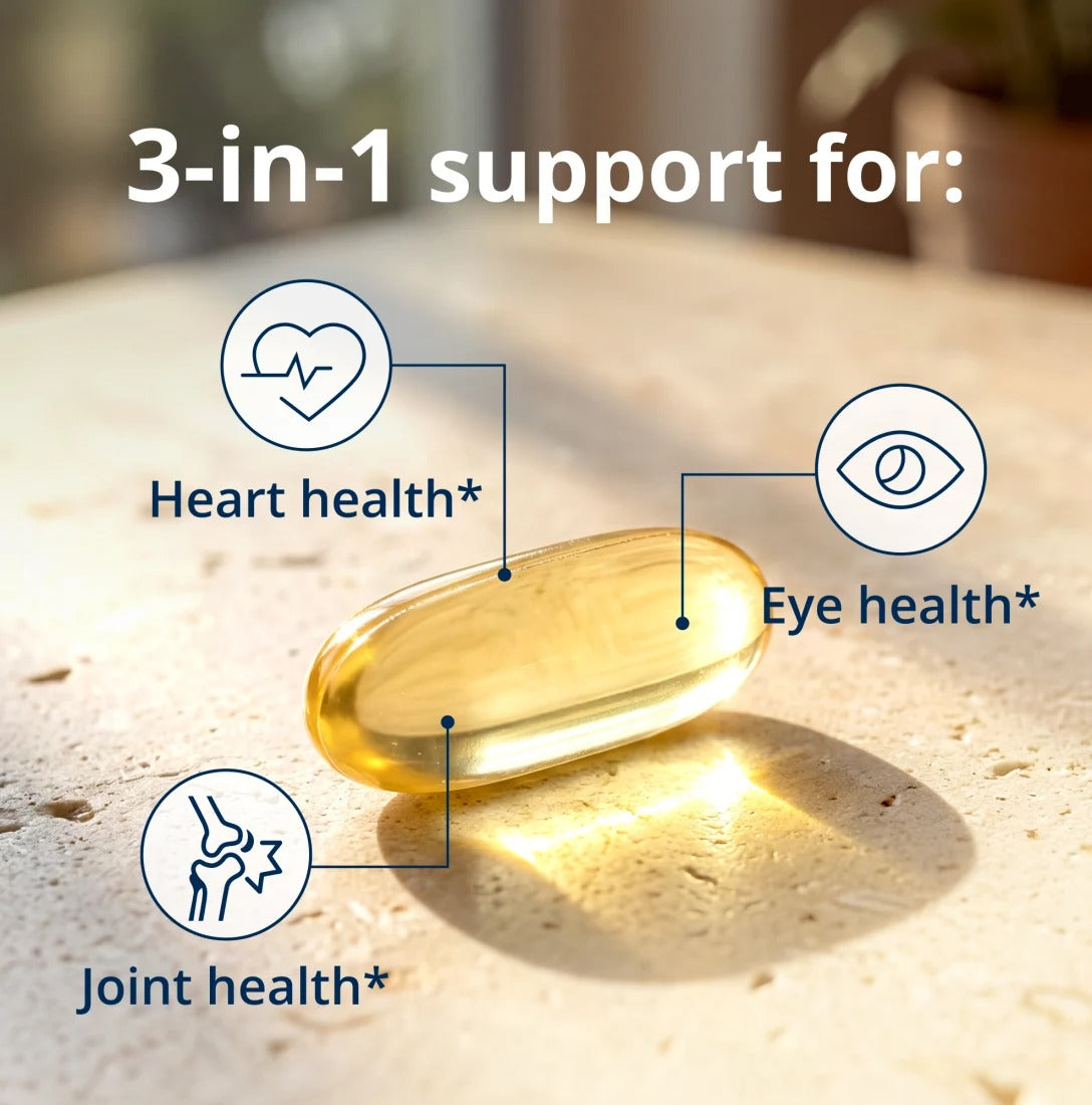 Metagenics OmegaGenics Fish Oil EPA-DHA 720 mg - High Potency Omega-3 Supplement* - Supports Heart, Joint, Brain & Immune Health* - Sustainably Sourced, Purity-Tested Fish Oil