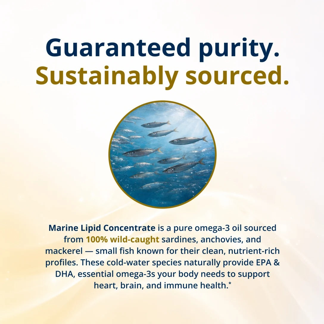 Metagenics OmegaGenics Fish Oil EPA-DHA 720 mg - High Potency Omega-3 Supplement* - Supports Heart, Joint, Brain & Immune Health* - Sustainably Sourced, Purity-Tested Fish Oil